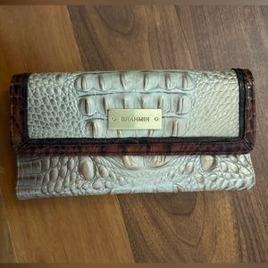 Brahmin wallet with pen and checkbook cover